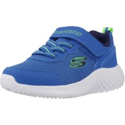 Buty SKECHERS BOUNDER TECHROX Niebieski. Niebieskie buty trekkingowe Skechers, bez wzorów, z syntetyku, bez zapięcia. Za 153.99 zł.