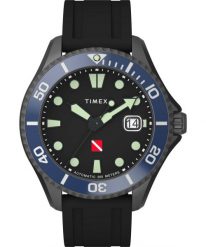 Zegarek Męski Timex DEEP WATER TIBURON AUTOMATIC. Czarne, analogowe zegarki Timex, ze stali. Za 1,317.85 zł.