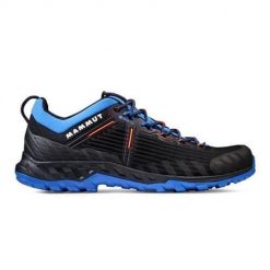 Buty trekkingowe męskie Mammut Alnasca Knit Iii Low Gtx. Czarne buty trekkingowe Mammut, bez wzorów, z materiału, bez zapięcia, trekkingowe. Za 1,147.00 zł.