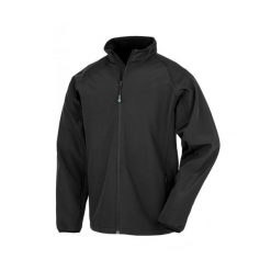 Kurtka z recyklingu Result Softshell. Czarne kurtki RESULT, xl, bez wzorów, z materiału, bez kaptura. Za 198.00 zł.