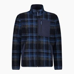 Bluza męska turystyczna CMP 34M0717. Niebieskie bluzy CMP, m, bez wzorów, bez kaptura. Za 578.50 zł.