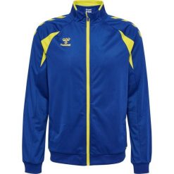 Kurtka z dresu Hummel Core 2.0. Niebieskie kurtki Hummel, bez wzorów, z dresówki, bez kaptura. Za 256.50 zł.