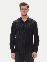 Armani Exchange Koszula XM000719 AF13206 FB064 Granatowy Regular Fit. Niebieskie koszule Armani Exchange, m, bez wzorów, z bawełny, bez kołnierzyka, bez ramiączek. Za 282.53 zł.
