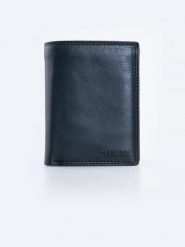 Portfel męski skórzany czarny 3155 900. Czarne portfele BIG STAR, bez wzorów, ze skóry. Za 149.99 zł.