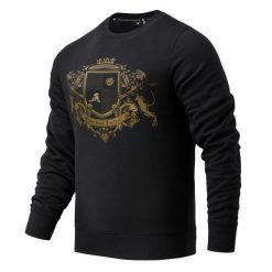 Bluza męska EXTREME HOBBY OLDSCHOOL FOOTBALL. Czarne bluzy EXTREME HOBBY, m, bez wzorów, z bawełny, bez kaptura. Za 229.00 zł.