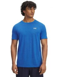 Under Armour Koszulka sportowa "Vanish" w kolorze niebieskim rozmiar: M. Niebieskie t-shirty sportowe Under Armour, bez wzorów, z materiału, bez ramiączek, outdoorowe. Za 103.95 zł.