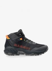 Buty turystyczne męskie Mammut Sertig II Mid GTX. Niebieskie buty turystyczne Mammut, bez wzorów, z gore-texu, bez zapięcia, outdoorowe, gore-tex. Za 830.50 zł.