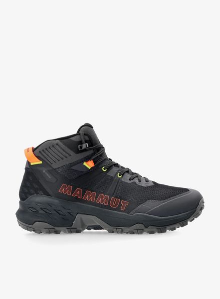 Buty turystyczne męskie Mammut Sertig II Mid GTX. Niebieskie buty turystyczne Mammut, bez wzorów, z gore-texu, bez zapięcia, outdoorowe, gore-tex. Za 830.50 zł.