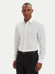 HUGO Koszula Kenno 50561165 Niebieski jasny Slim Fit. Niebieskie koszule Hugo, m, bez wzorów, z bawełny, bez kołnierzyka, bez ramiączek. Za 449.99 zł.