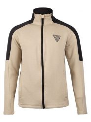 Brunotti Kurtka polarowa "Daronst-Zip" w kolorze beżowym rozmiar: XL. Brązowe kurtki Brunotti, xl, bez wzorów, z polaru, bez kaptura. Za 121.99 zł.