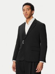HUGO Marynarka Hans 263X 50565557 Czarny Slim Fit. Czarne garnitury Hugo, m, bez wzorów, z syntetyku. Za 1,649.00 zł.