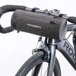 Wodoodporna torba na kierownicę Rockbros AS-051 - Czarna. Czarne torby na ramię ROCKBROS, bez wzorów, z materiału, na ramię, duże, bez dodatków. Za 151.60 zł.