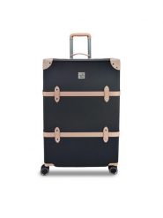 Semi Line Walizka duża T5671-4 Czarny. Czarne walizki Semi-line, bez wzorów, z tworzywa sztucznego, duże. Za 329.99 zł.