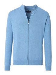 CASAMODA Kardigan w kolorze błękitnym rozmiar: XL. Niebieskie swetry rozpinane CASAMODA, xl, bez wzorów, z bawełny, bez kołnierzyka, bez ramiączek. Za 126.75 zł.