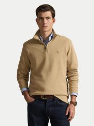 Polo Ralph Lauren Sweter 710P07411006 Beżowy Regular Fit. Brązowe swetry rozpinane Polo Ralph Lauren, m, bez wzorów, z bawełny, bez kołnierzyka, bez ramiączek. Za 849.99 zł.