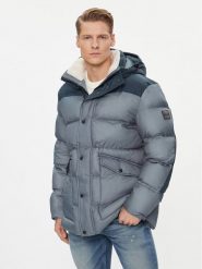 BOSS Kurtka zimowa Oneon-W 50498224 Niebieski Relaxed Fit. Niebieskie kurtki Boss, na zimę, m, bez wzorów, z syntetyku, bez kaptura. Za 1,409.00 zł.