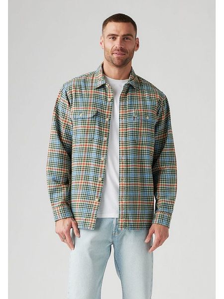 Levi´s Koszula - Relaxed fit - ze wzorem rozmiar: L. Koszule l, bez wzorów, z bawełny, bez kołnierzyka, bez ramiączek. Za 143.90 zł.