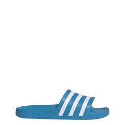 Klapki adilette Aqua. Czarne klapki Adidas, z materiału. Za 99.95 zł.