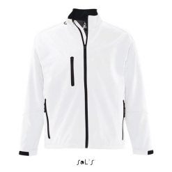 Windbreaker Sol's Relax. Białe kurtki przeciwdeszczowe SOL'S, m, bez wzorów, bez kaptura. W wyprzedaży za 290.00 zł.