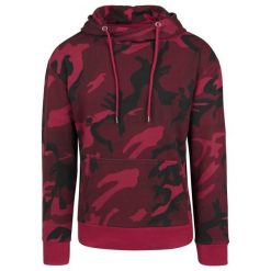 Bluza z kapturem Urban Classic camo. Czerwone bluzy z kapturem Urban Classics, m, bez wzorów, z kapturem. Za 244.50 zł.