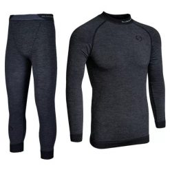 Męska bielizna termoaktywna Blizzard Mens Long Merino. Szara bielizna termoaktywna BLIZZARD, na zimę, m, bez wzorów, z wełny, bez ramiączek, narciarskie. W wyprzedaży za 429.99 zł.