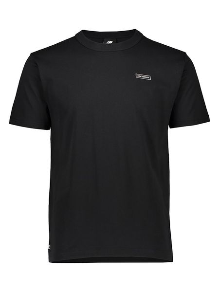 New Balance Koszulka "Essentials Winter" w kolorze czarnym rozmiar: XL. Czarne bezrękawniki New Balance, xl, bez wzorów, z bawełny, bez kołnierzyka, bez ramiączek. Za 65.54 zł.