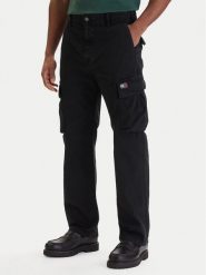 Tommy Jeans Spodnie cargo Otis DM0DM22403 Czarny Regular Fit. Czarne spodnie materiałowe Tommy Jeans, m, bez wzorów, z bawełny. Za 449.99 zł.