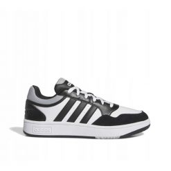 Buty do chodzenia męskie adidas Hoops 3.0. Czarne buty sportowe casual Adidas, bez wzorów, bez zapięcia. W wyprzedaży za 199.00 zł.