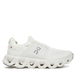 Buty do biegania On. Białe buty do biegania On, bez wzorów, bez zapięcia, do biegania. Za 729.99 zł.