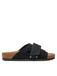 Birkenstock Klapki Kyoto 1022350 Czarny. Czarne klapki Birkenstock, ze skóry. Za 679.99 zł.
