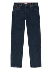 Wrangler Dżinsy - Regular fit - w kolorze granatowym rozmiar: W44/L30. Niebieskie jeansy Wrangler, l. Za 172.49 zł.