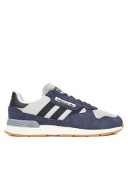Adidas Sneakersy Treziod 2.0 JQ9041 Granatowy. Niebieskie buty sportowe casual Adidas, bez wzorów, z materiału, bez zapięcia. Za 229.99 zł.