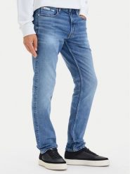 Calvin Klein Jeans Jeansy LV04RH707G Niebieski Slim Fit. Niebieskie jeansy Calvin Klein Jeans, m. Za 489.99 zł.