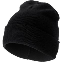 Czapka Irwin. Czarne czapki zimowe BULLET, bez wzorów. Za 27.99 zł.