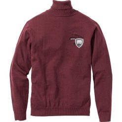 Sweter z golfem Regular Fit bonprix czerwony klonowy. Swetry nierozpinane bonprix. Za 32.99 zł.