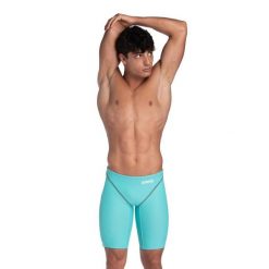 Strój startowy pływacki męski Arena Powerskin St Next Jammer. Niebieskie odzież kąpielowa Arena, m, bez wzorów, sportowe. Za 399.99 zł.