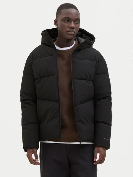 Jack & Jones Kurtka zimowa Global 12283517 Czarny Regular Fit. Czarne kurtki Jack & Jones, na zimę, m, bez wzorów, z syntetyku, bez kaptura. Za 149.99 zł.