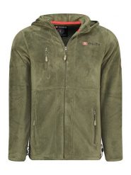 Canadian Peak Kurtka polarowa "Uploadeak" w kolorze oliwkowym rozmiar: M. Zielone kurtki Canadian Peak, m, z aplikacjami, z materiału, bez kaptura. Za 126.45 zł.