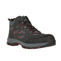 Buty Ochronne Męskie. Czarne buty trekkingowe Regatta, bez wzorów, bez zapięcia, trekkingowe. Za 347.99 zł.