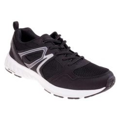 Męskie Buty Treningowe Madiun. Czarne buty turystyczne MARTES, bez wzorów, z gumy, bez zapięcia, trekkingowe. Za 137.99 zł.