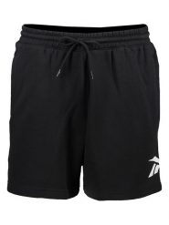 Reebok Szorty dresowe w kolorze czarnym rozmiar: L. Czarne krótkie spodenki sportowe Reebok, l, bez wzorów, z dresówki. Za 97.28 zł.