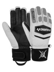 Reusch Rękawiczki funkcyjne "Worldcup Warrior Team" w kolorze biało-czarnym rozmiar: 8. Białe rękawiczki Reusch, bez wzorów, z materiału. Za 398.77 zł.