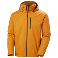 Kurtka wodoodporna z kapturem Helly Hansen Crew 2. Brązowe kurtki przeciwdeszczowe Helly Hansen, m, bez wzorów, z kapturem. Za 784.50 zł.