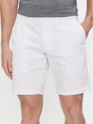 Tommy Hilfiger Szorty materiałowe Brooklyn Short 1985 MW0MW23563 Biały Regular Fit. Białe szorty Tommy Hilfiger, m, bez wzorów, z bawełny. Za 229.99 zł.