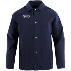 Kurtka koszulowa trenerska Jako Wardrobe. Niebieskie kurtki JAKO, xl, bez wzorów, z materiału, bez kaptura. Za 448.50 zł.