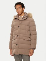 Hetregó Kurtka puchowa Parker 8N436M Beżowy Regular Fit. Brązowe kurtki Hetregó, m, bez wzorów, z puchu, bez kaptura. Za 1,799.00 zł.