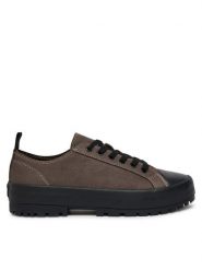 Calvin Klein Jeans Sneakersy Lugged Hybrid Low Laceup Auth YM0YM01091 Brązowy. Brązowe buty sportowe casual Calvin Klein Jeans, bez wzorów, z jeansu, bez zapięcia. Za 359.99 zł.