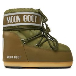 Śniegowce Moon Boot. Brązowe śniegowce Moon Boot, bez zapięcia. Za 759.99 zł.