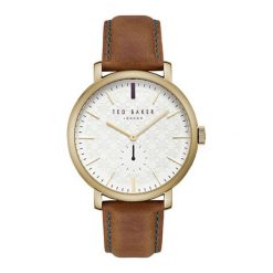 Zegarek "TE15193006" w kolorze jasnobrązowym. Zegarki Ted Baker. W wyprzedaży za 299.95 zł.