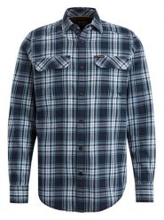 PME Legend Koszula - Regular fit - w kolorze granatowym rozmiar: L. Niebieskie koszule PME Legend, l, bez wzorów, z bawełny, bez kołnierzyka, bez ramiączek. Za 179.45 zł.